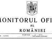 monitorul oficial al romaniei