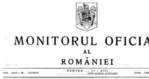 monitorul oficial al romaniei