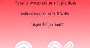 redirectioneaza 2% din impozitul pe venit