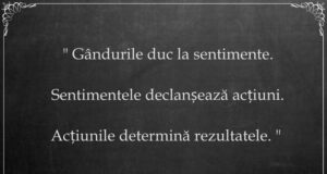 gandurile sentimente actiuni