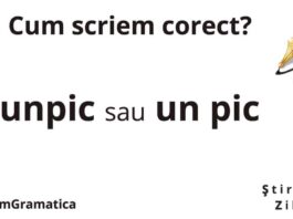 Cum scriem corect, unpic sau un pic?