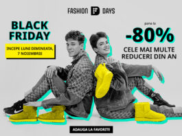 BLACK FRIDAY 2022 la Fashion Days începe luni dimineata , 7 noiembrie BLACK FRIDAY 2022 la Fashion Days