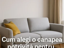 Cum alegi o canapea potrivită pentru un living mic Cum alegi o canapea potrivită pentru un living mic