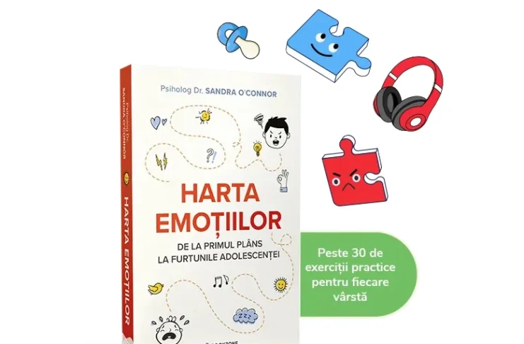 Harta emoțiilor – Cartea care te învață cum să fii alături de copilul tău, cu răbdare și conștiență